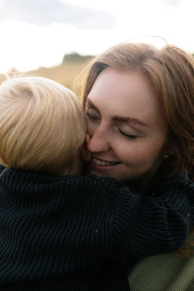 Mutter mit Kleinkind