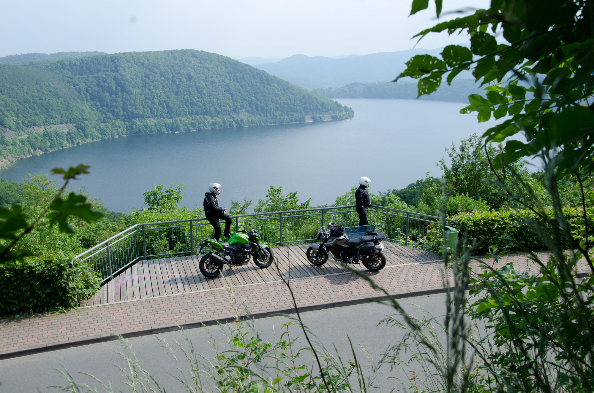 Herrliche Aussicht über den Edersee